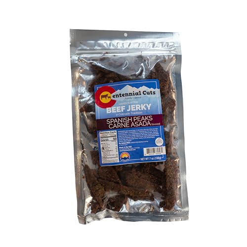Image of Centennial Cuts Beef Jerky - Spanish Peaks Carne Asada, High Protein, 7 oz Snack