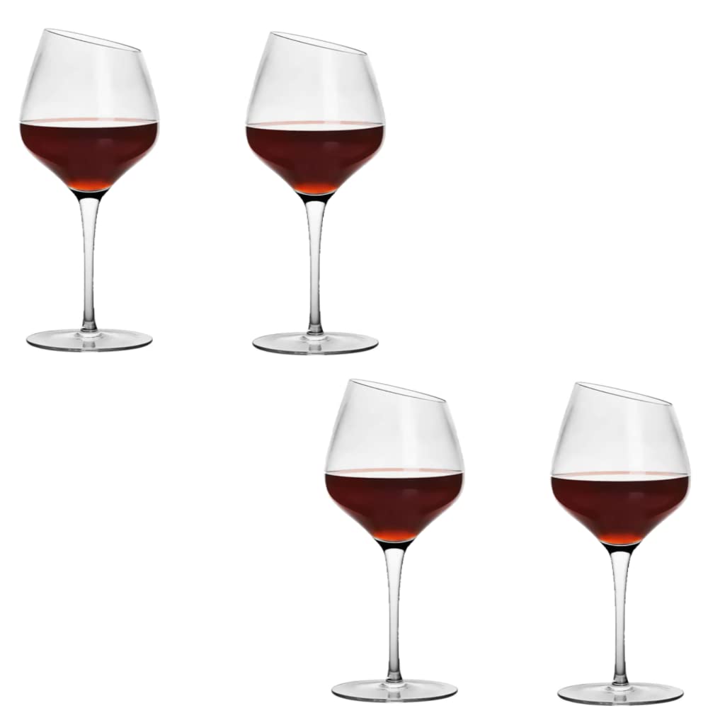 Crystal Clear Wine Glasses - G Logo Red & White Set -10