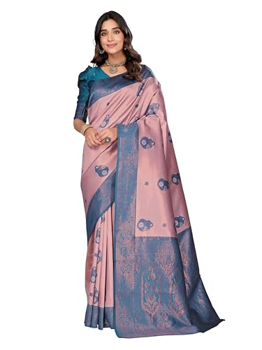 Image of Avantika Fashion Women's Kanjivaram Soft Silk Banarasi Sarees With Blouse Piece For Women