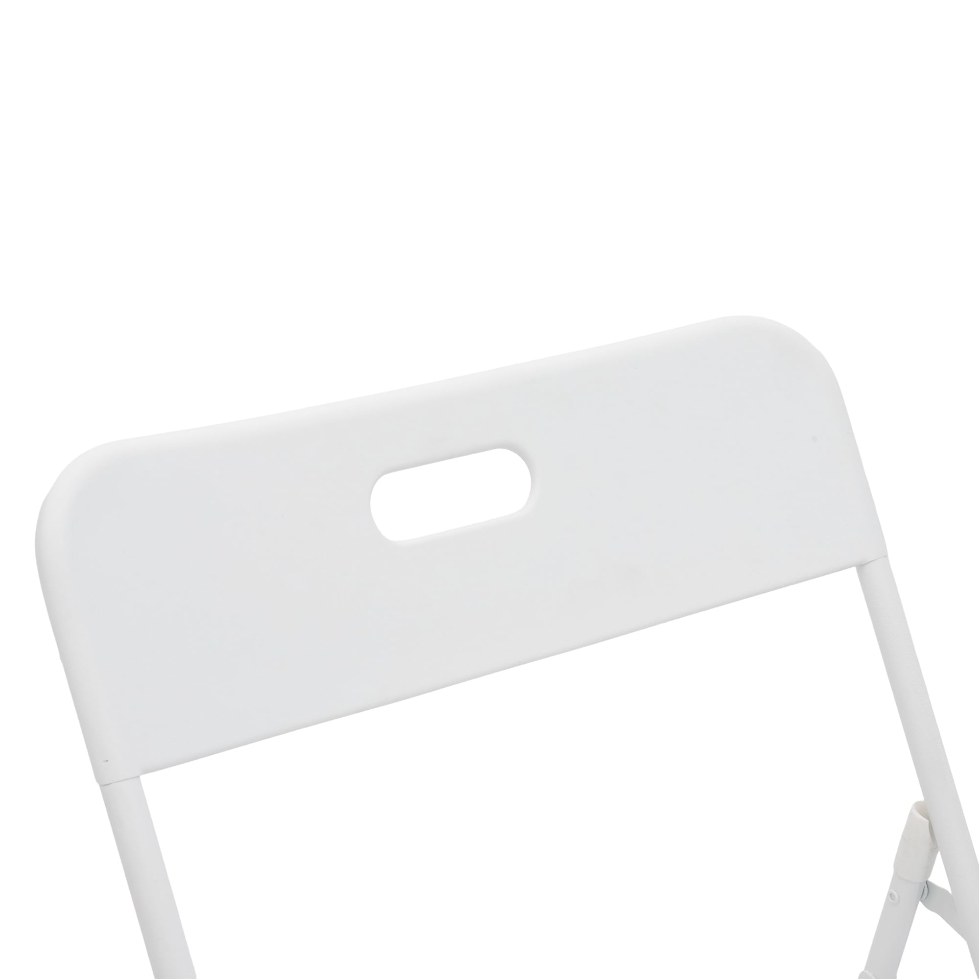 vutizal Set da bistrò pieghevole da 3 pezzi, 2 sedie e 1 tavolo, pieghevole, in acciaio con rivestimento E, resistente alle intemperie, bianco, per balcone, terrazza e giardino, set di mobili da