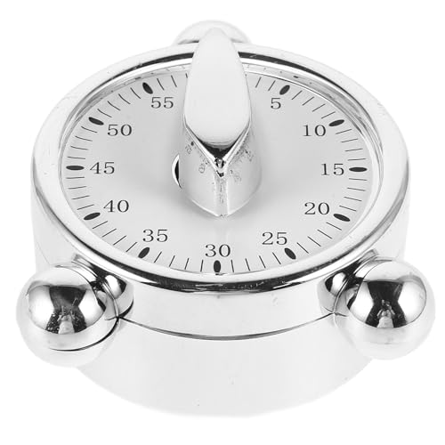 iplusmile 機械式キッチンマー 電池不要の正確なエッグマー 調理や作業管理に おしゃれなアナログ時計デザイン 環境に優しい 構造