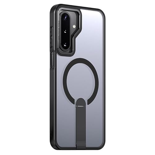 LUNBER-ARMOR�EFor Galaxy S26 Ultra �N���A �P�[�X �J�o�[ �w�ʔ����� Qi�[�d �ԍڃz���_�[�Ή� �X�g���b�v�� For �M�����N�V�[S26�E���g��(�u���b�N)