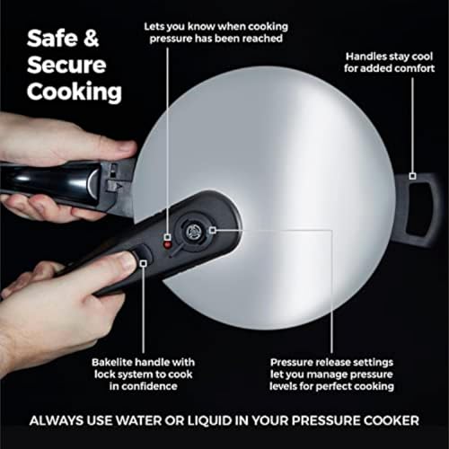 Olla a presión de acero inoxidable 6 L miniatura 4