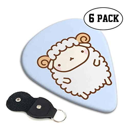 ASDTEHCY Lot de 6 médiators en celluloïd – Mouton mignon – Fin, moyen et lourd – Pour guitares acoustiques électriques… - Les Beatles, Paul McCartney, John Lennon, RIngo Starr, George Harrison ASDTEHCY Lot de 6 médiators en celluloïd - Mouton mignon - Fin, moyen et lourd - Pour guitares acoustiques électriques… – Image 5