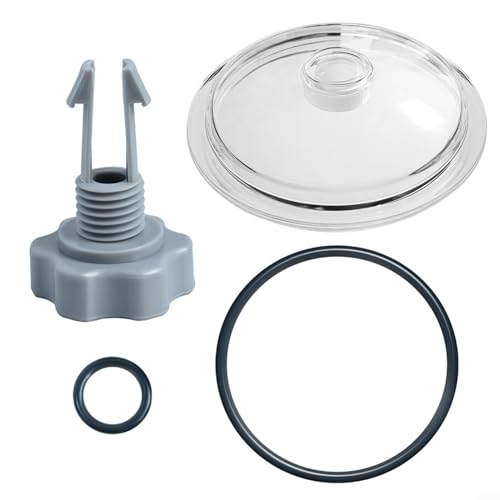 URPIZY Couvercle de piège à Feuilles avec Joint torique et Valve pour Pompe à Filtre à Sable pour Intex SF80110-1 30,5 cm