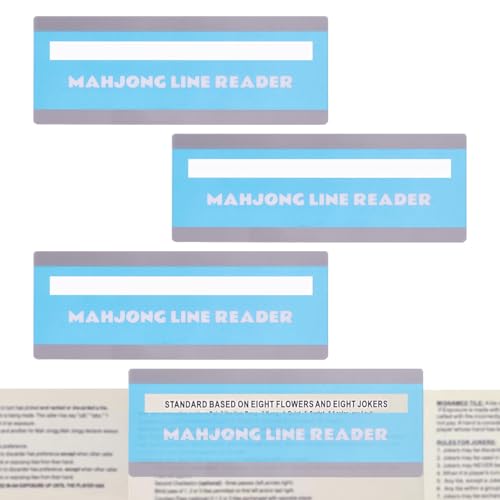Mahjong Line Finder 4 Pzs Guía Posición Cartas Juego