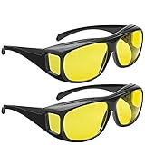【Antideslumbrante】 --- La lente polarizada puede reducir el deslumbramiento, agregar contraste a su visión y aumentar la claridad visual cuando conduce de noche, al anochecer o en días lluviosos. Las gafas de visión nocturna equilibrarán la polarización y la visión, lo que puede reducir el resplandor de los faros y aumentar el brillo.
