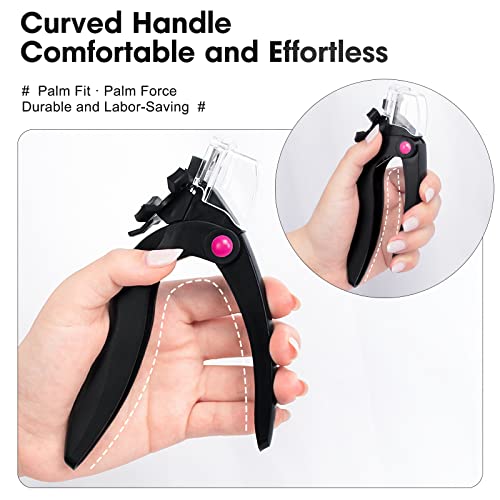 Krofaue KR20220304XKYZJ Acrylic Nail Clippers,Adjustable Stainless Steel False Nail Tip Clipper Professional False Nail Trimmer Nail Tip Cutter thumb #3