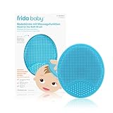 Frida Baby DermaFrida Silikon-Badebürste für Babys & Kleinkinder | Sanfte Pflege bei Milchschorf & Ekzemen | Mit Massagefunktion, Saugnapf & aus 100 % hygienischem Silikon | Schnelltrocknend