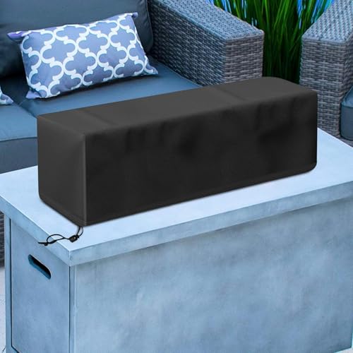 Housse imperméable pour brasero rectangulaire protège votre table des intempéries - 4