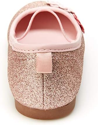 OshKosh B'Gosh Girls Montana Ballet Flat, Rose Gold, 7 Toddler | Image 2