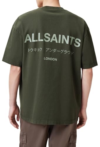 Image of AllSaints Men's Underground Oversized Short Sleeve Crew Neck Shirt
