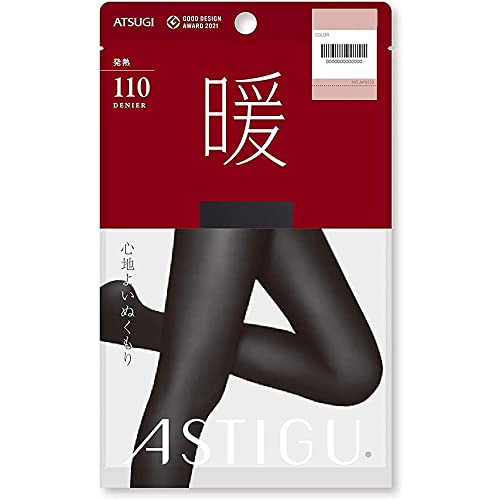 Image of Atsugi Astigu Tights Dan Warming Hot Tights 110 Denier Size L - LL - 480 Black by Atsugi