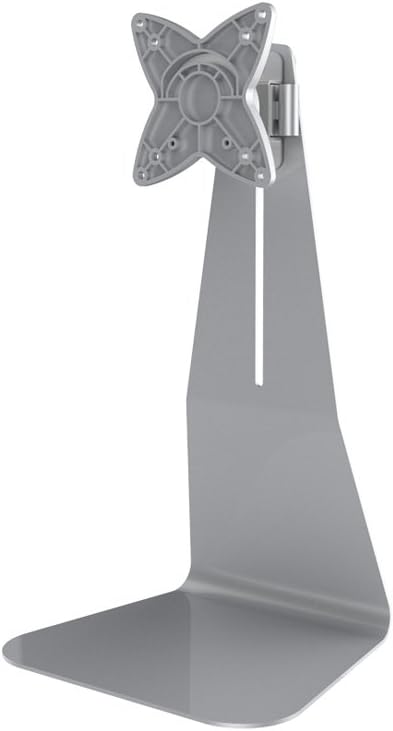Newstar FPMA-D800 Stylish Tilt/Turn/Rotate Desk Stand for 10-27" Monitor Screen, Height Adjustable - Silver