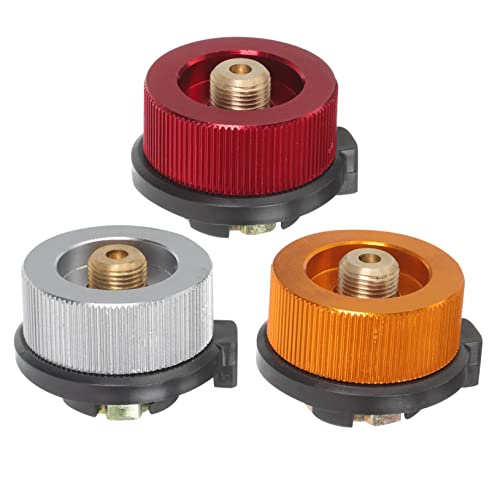 TOYANDONA 3Piezas Adaptadores De Gas para Camping Convertidores De Portátiles Conectores De Cocina Al Aire Suministro para Barbacoas Material Duradero