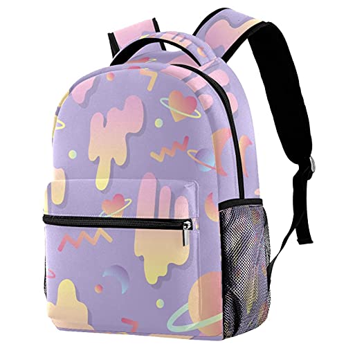 Sac à dos planètes multicolore pour ado garçon fille