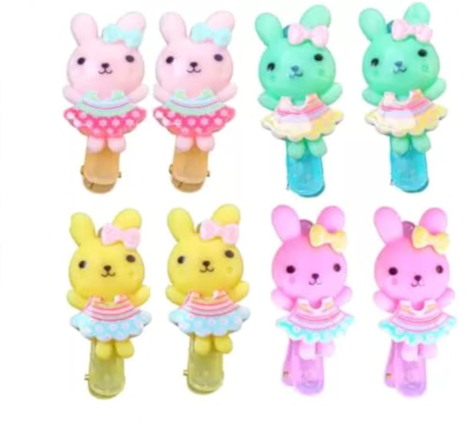 Multicolour Cute Doll Cartoon Hair Clips Set for Kids