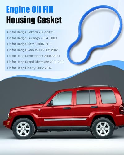 Image of 53020889AC Engine Oil Fill Housing Gasket Fit for Dodge Dakota Durango Nitro Ram Fit for Jeep Commander Grand Cherokee Liberty