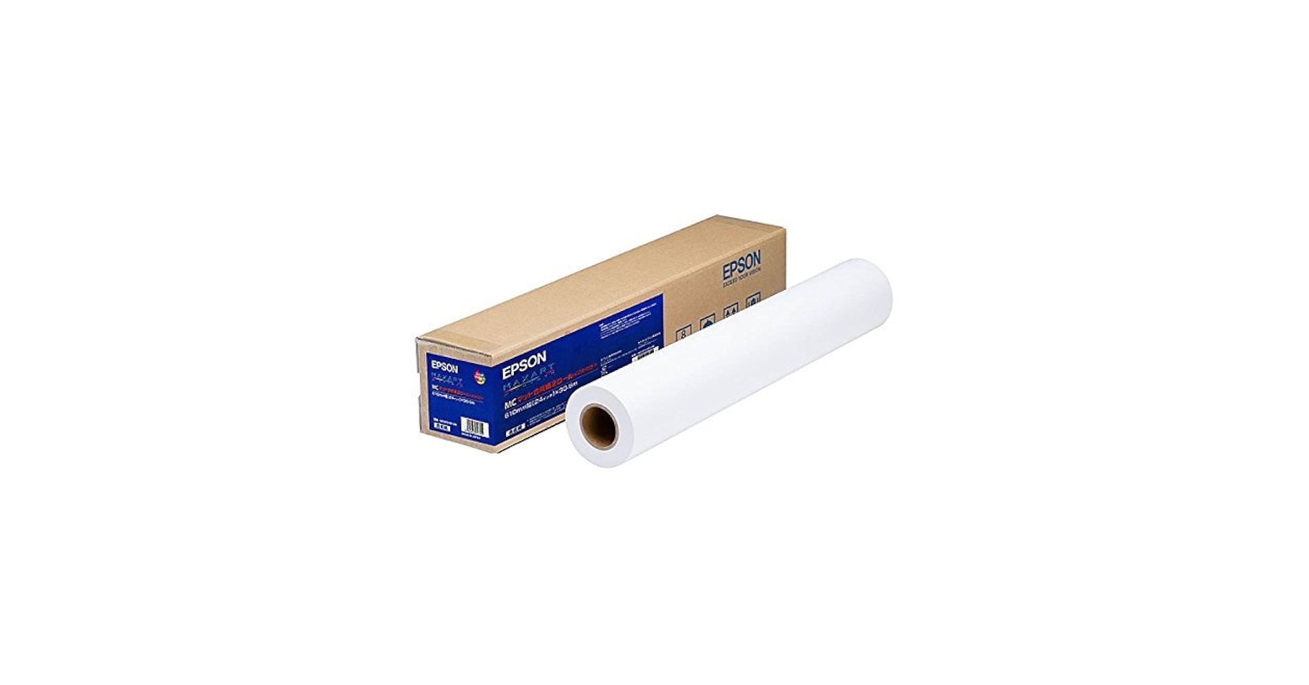 EPSON　MAXART　MCマット合成紙2ロール<のり付き>　合成紙 Amazon.co.jp: EPSON MCSP36R10N MCマット合成紙ロール2のり付