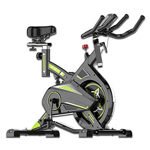 Bicicleta Spinning Profesional,Indoor Cycling LCD Pantalla Electronica Sensor de Frecuencia Cardiaca,Resistencia Variable...