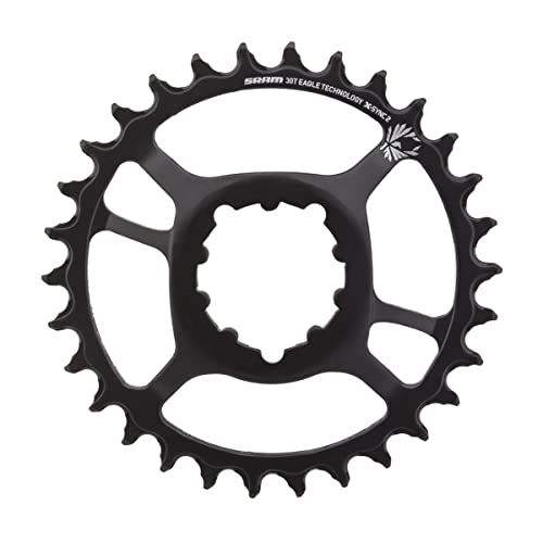 SRAM X-Sync 2 Acier Montage Direct 6 Mm Décalage Aigle Chainring Unisex-Adult, Noir, 30t