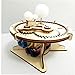 Onsinic 1 Impostare Il Solare di Legno Fai Te Modello Scienza Giocattoli per Bambini Astronomia Terra Moon Pianeta Scuola Kit Educazione (Colore Casuale)