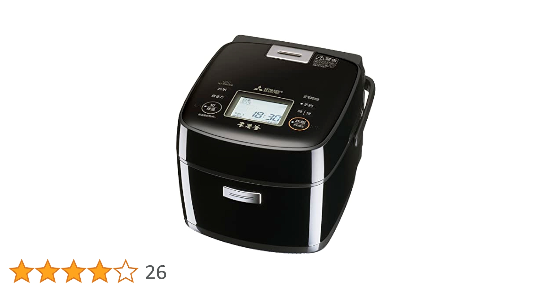 Amazon | 三菱電機 IH 炊飯器 3.5合 本炭釜 小型 一人暮らし