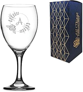 Personalised Engraved Novelty Wine Glass with Graduation Design, Gift Boxed, Perfect for Any Graduate