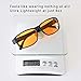 ElementsActive 99.5% Blue Light Blocking Glasses, Orange Fit Over Glasses for Sleep, Anti Eye Strain, Wear Over Prescription Glasses, Blue Light Filter Computer Eyeglasses for Men and Women