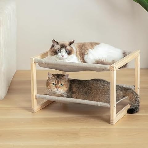 CatAve Double Tier Elevated Cat Bed Cover