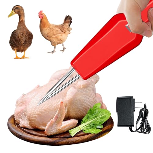 Desplumador eléctrico rápido de pollo, portátil, pequeño, portátil, portátil, recargable, para pollo, pato, pájaro, pavo rojo, recargable