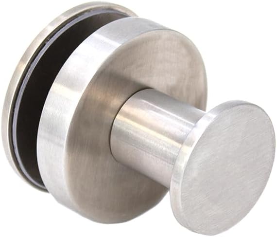 FHC RH1BBRZ Thru-Glass Towel/Robe Hook - Brushed Bronze