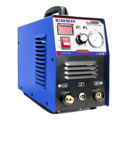 EDEDE Soldador, Cortador de Plasma Profesional Cut50 Pantalla IGBT portátil HF DC Corte 1/2 'máquina de Corte por Plasma de Hierro