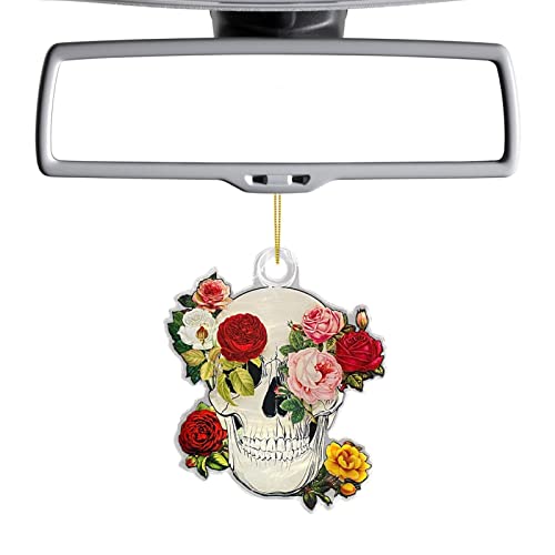 Pingentes de de terror de Halloween para carro - Pingente de suspensão do espelho retrovisor do carr