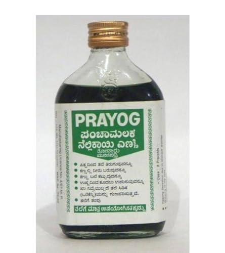 Image of Prayog Panchamalaka Amla Oil 500 ml for Hair & Scalp | Ayurvedic Cooling Hair Massage Oil with Natural Herbs