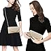 STWPYL Clutch Purse for Women with Interchangeable Chain Strap and Mirror – Wedding, Prom & Party Handbag