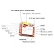 ARCELI 2 x GPRS GSM Module, Breakout Modul TTL serielle Schnittstelle 3.7~4.2V Quad-Band 850/900/1800/1900MHz SIM-Kartenslot Onboard mit Antenne
