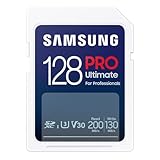 samsung sd pro card Contenido: 1 x Samsung PRO Ultimate Tarjeta de memoria SD, 128 GB, Dimensiones: 15 x 11 x 1 mm, Peso: 0,26 g, MB-SY128S
