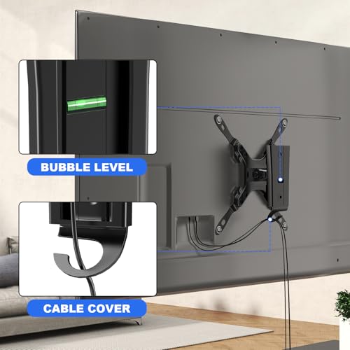 Support TV articulé aluminium PUTORSEN 13-43" : la solution pour écrans amovibles