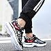 LSCBZS Boys Lightweight Sneakers Fashion Leather Kids Toddler Girls Tennis Running Shoes (Black, 10 Toddler)