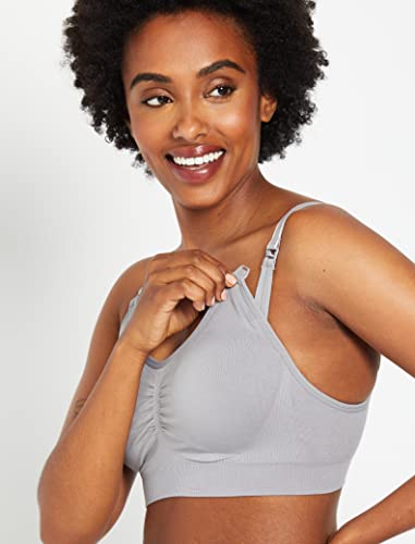 Image of Motherhood Maternity Women's Wireless Clip Down Seamless Nursing Bra for Breastfeeding