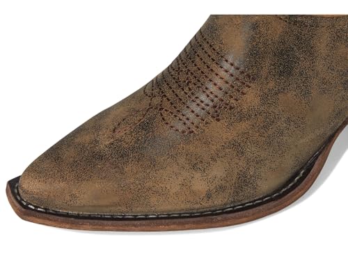 Steve Madden Women's Albany Fashion Boot, Brown Distressed, 9.5