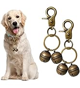 PATIKIL Campanelli per cani da 13 x 3,6 cm, 4 pezzi, in metallo e