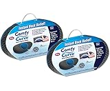 Spark Innovators Comfy Curve - Lumbar Back Support Pillow - Ergonomically Designed - Set of 2 - As Seen on TV