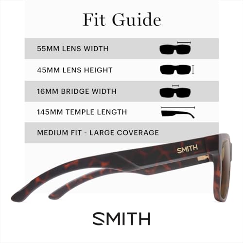 Image of SMITH Lowdown 2 Sunglasses with ChromaPop Polarized Lenses - Lifestyle Eyewear for Driving, Hiking, Everyday Wear