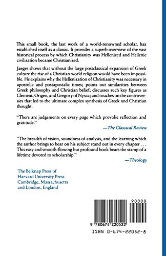 Early Christianity and Greek Paidea (Revised)