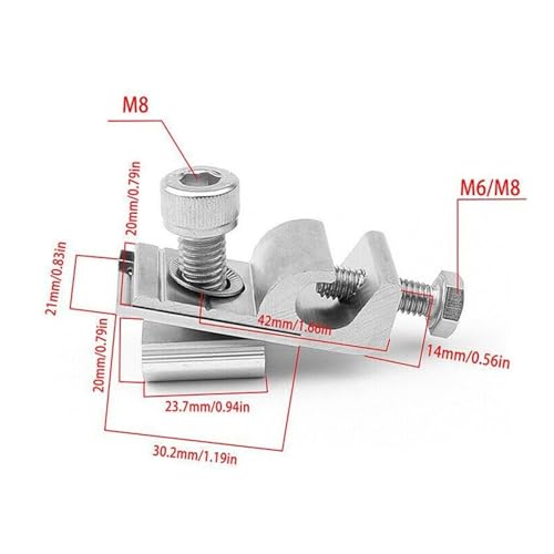 5 Peças De Aterramento Do Painel Solar, Grampos De Metal, Braçadeiras De Cabo, Suporte De Terra Para