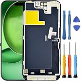 Foufinin for iPhone 14 Pro Screen Replacement for iPhone 14 Pro Screen Replacement with 2890 A2650 A2889 A2892 A2891 LCD Display Touch Digitizer Assembly with Tools Black 6.1 Inch