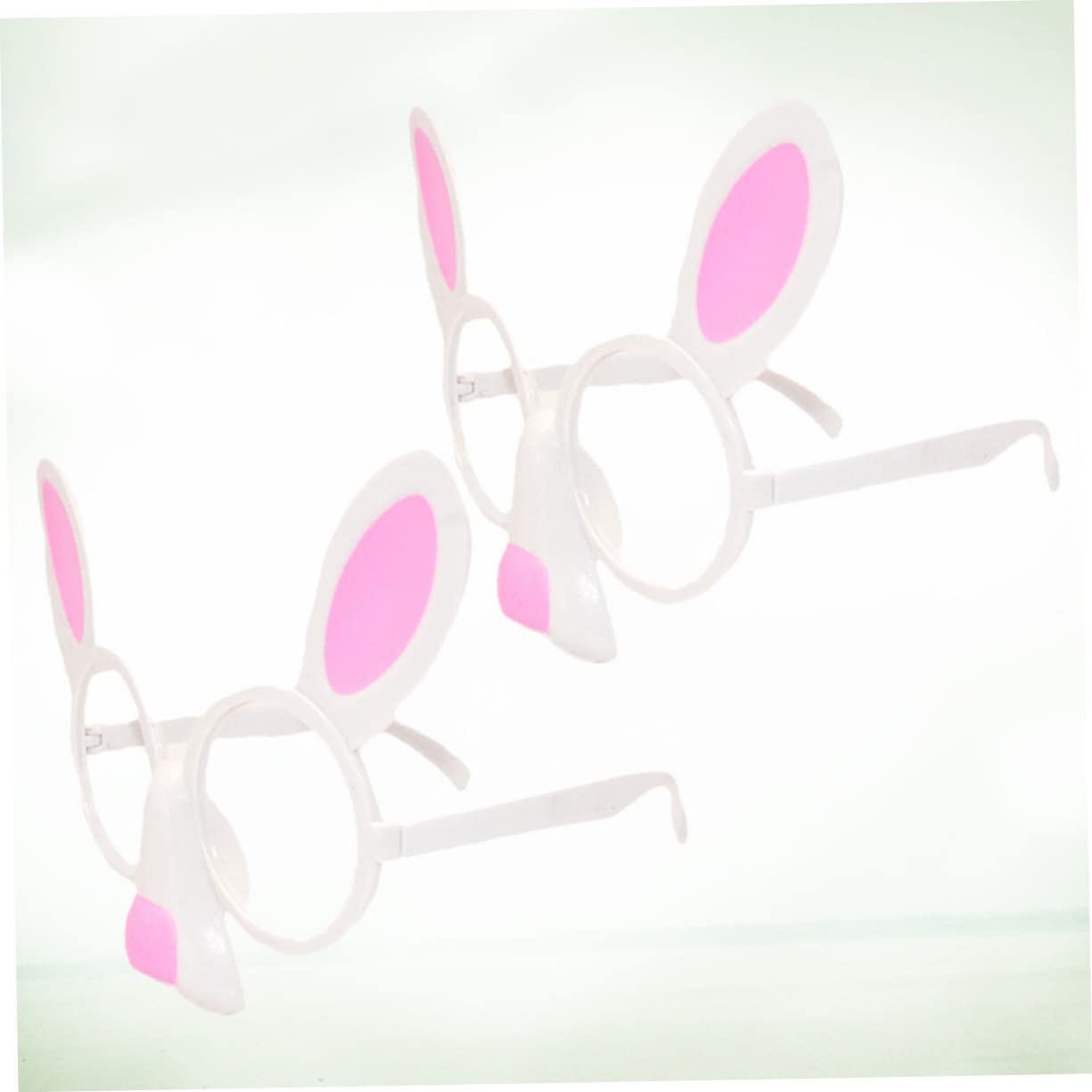 Holibanna Rabbit Glasses Decorations 5pcs Easter Bunny Eyewear Creative Party Supplies