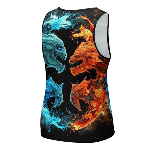 Men Boys Sleeveless Vest Undershirts Summer Tank Top Daily Wear - Sweatproof3
